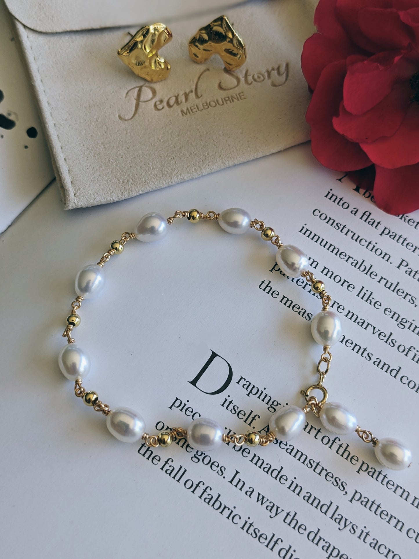 Natural Fresh Water Pearl Bracelet